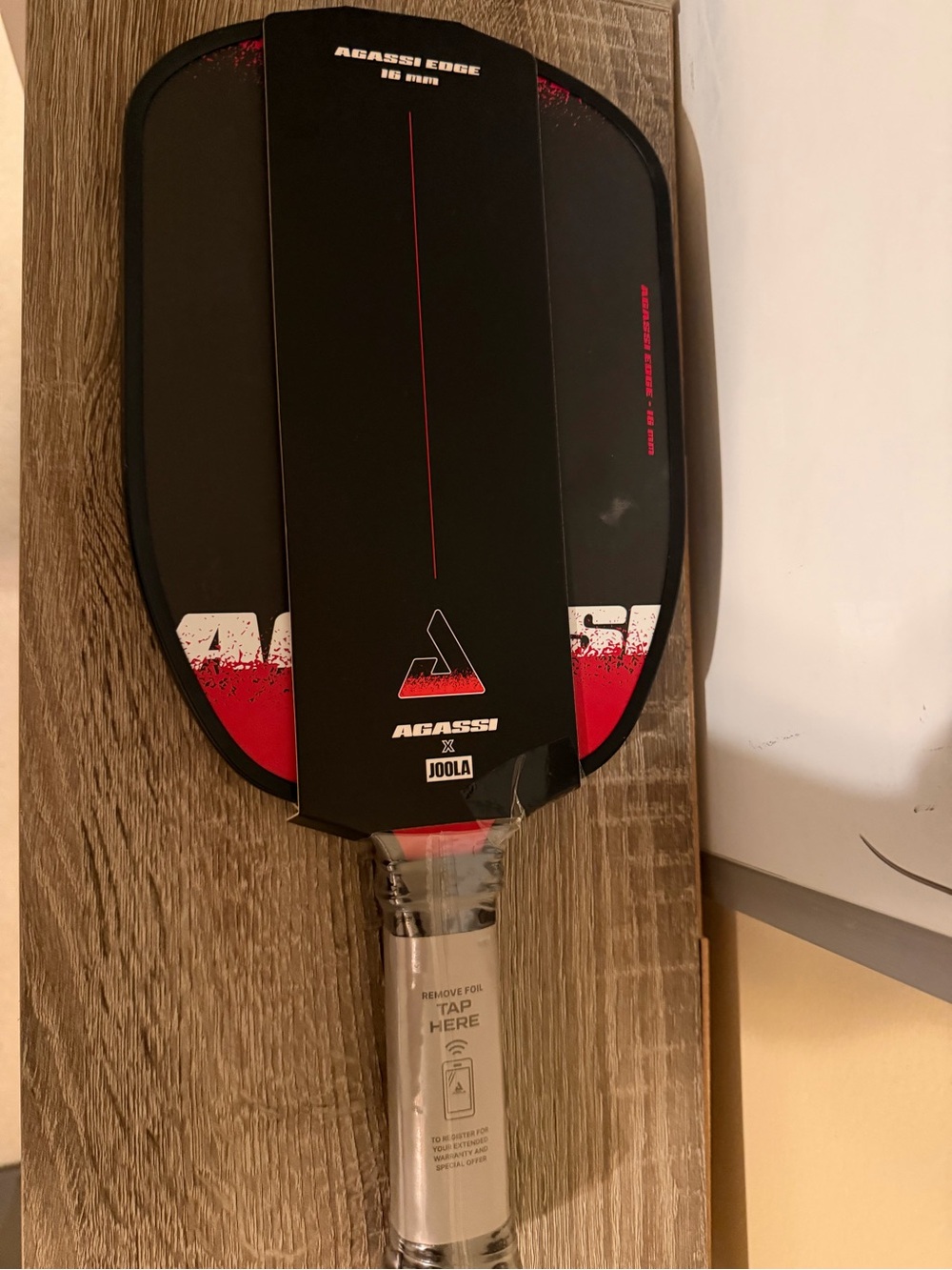 JOOLA Agassi Edge Red & Black Pickleball Paddle